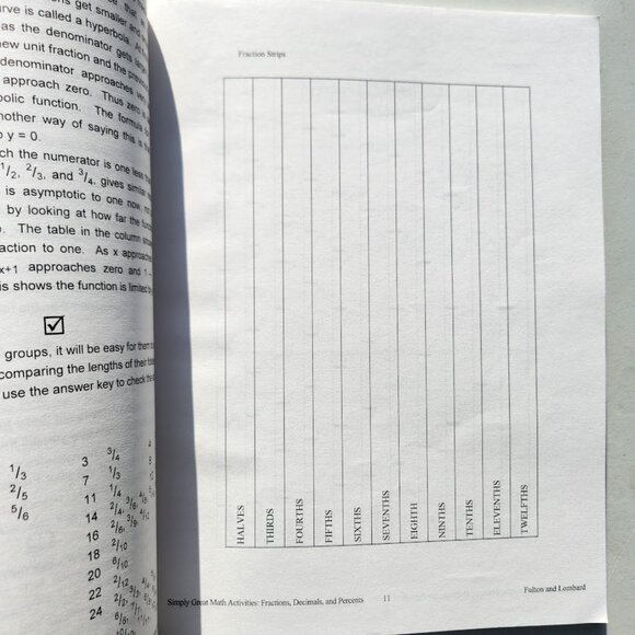 Simply Great Math Activities: Fractions, Decimals, & Percents Workbook Book Pape - Picture 8 of 12